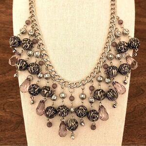 Ethel & Myrtle | Leopard Beaded Necklace | 19.5” Adjustable